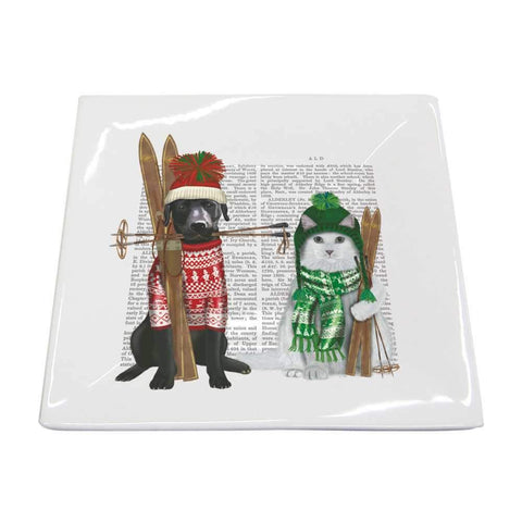 William & Kate Square Plate
