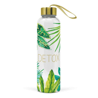 Detox Glass Water Bottle