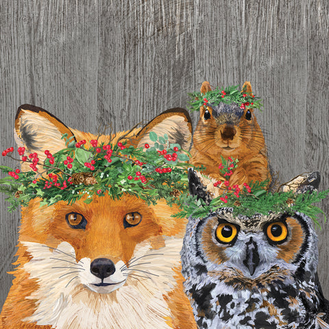 Winter Berry Friends