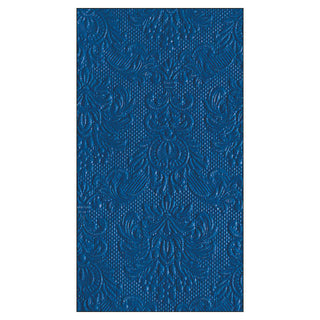Elegance, navy • Embossed Guest Towels