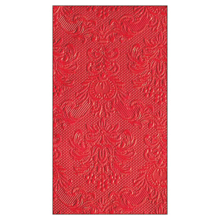 Elegance, red • Embossed Guest Towels