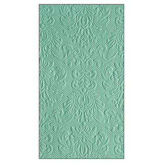 Elegance, pale aqua • Embossed Guest Towels