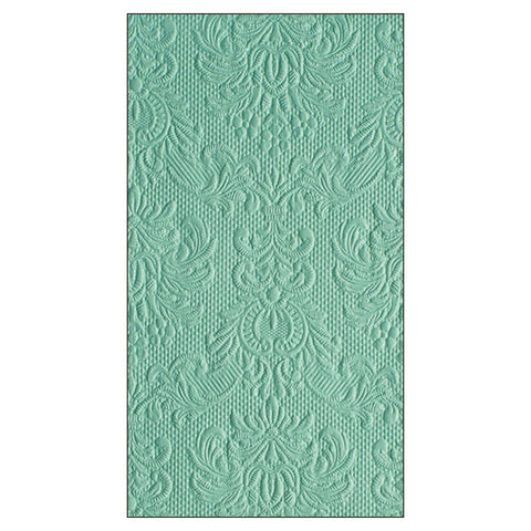 Elegance, pale aqua • Embossed Guest Towels