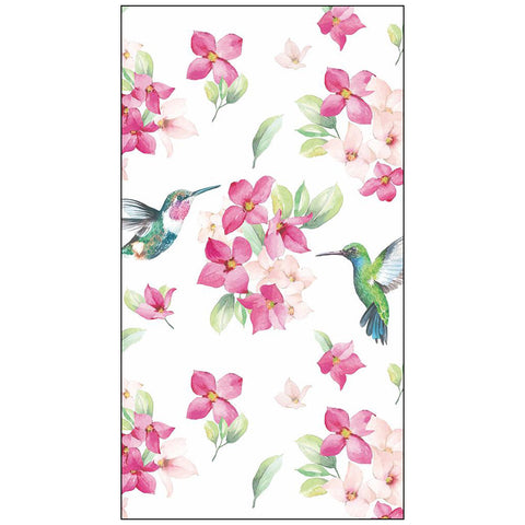 Diligent Hummingbirds, white • Guest Towels