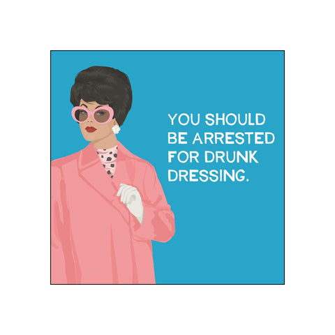 Drunk Dressing • Beverage Napkins