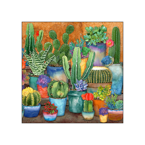 Southwest Succulents • Beverage Napkins