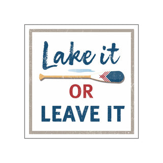 Lake It or Leave It • Beverage Napkins