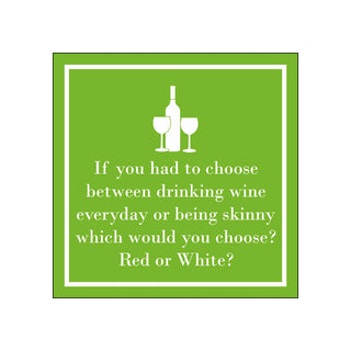 Red or White? • Beverage Napkins