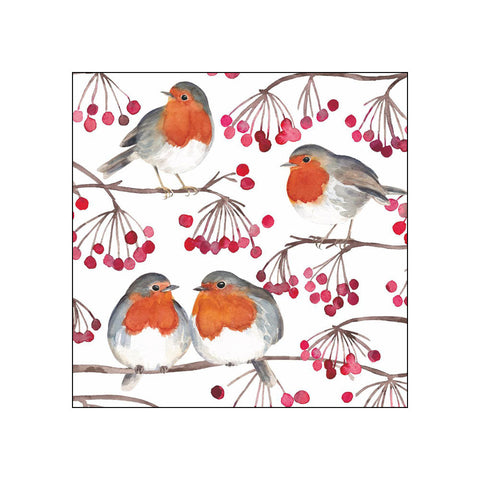 Birds & Berries • Beverage Napkins