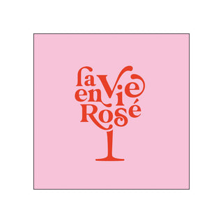 La Vie en Rosé • Beverage Napkins