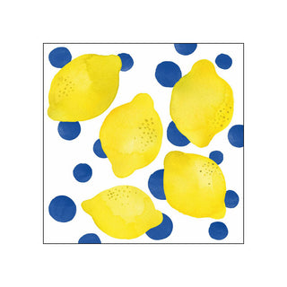 Lemons & Dots • Beverage Napkins