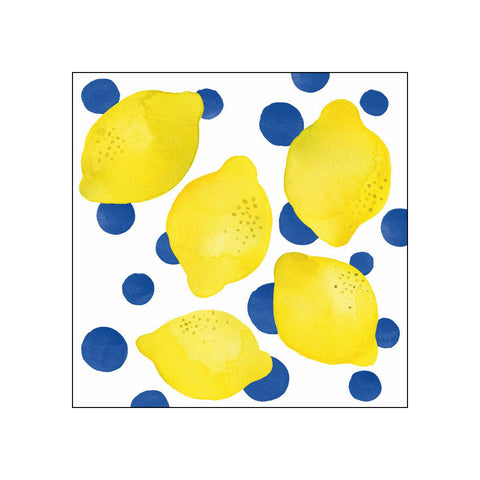 Lemons & Dots • Beverage Napkins