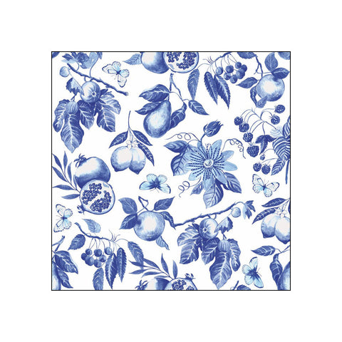 Blue Toile • Beverage Napkins