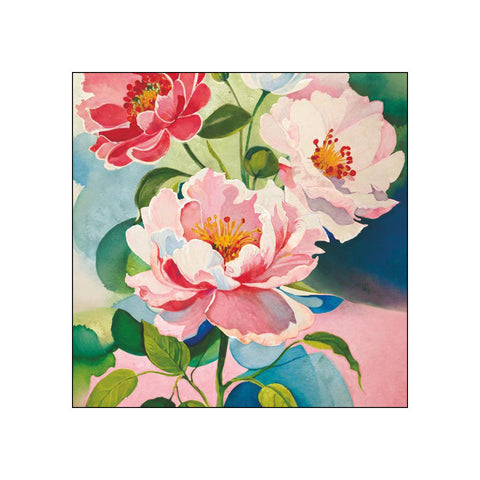 Peony Bouquet • Beverage Napkins