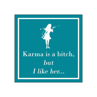Karma's a Bitch • Beverage Napkins