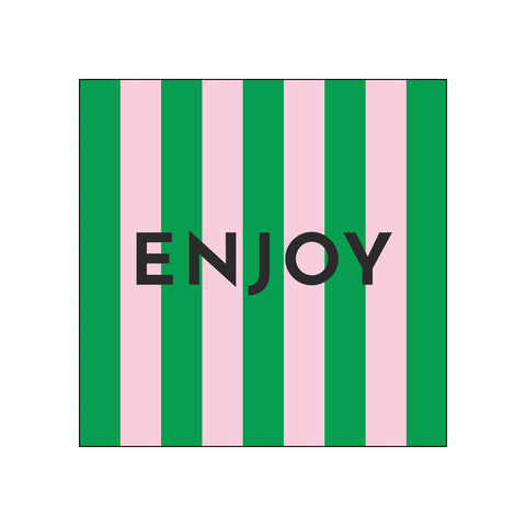 Formart: Enjoy • Beverage Napkins