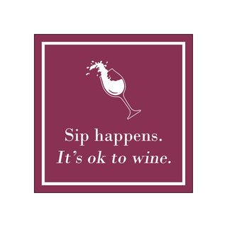 Sip Happens • Beverage Napkins
