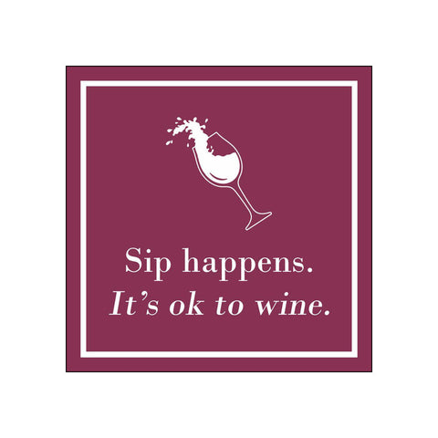 Sip Happens • Beverage Napkins