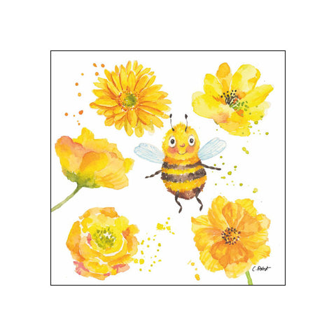 Hey Bee! • Beverage Napkins
