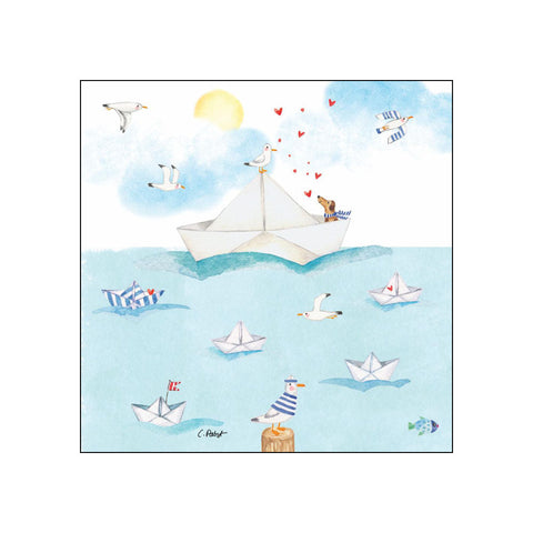 Sailing Away • Beverage Napkins