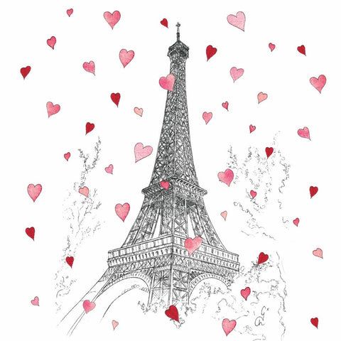 Paris Love • Beverage Napkin