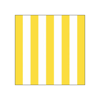 Vertical Stripes, yellow (L5) • Beverage Napkins