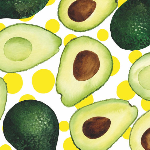 Avocado & Dots • Beverage Napkin