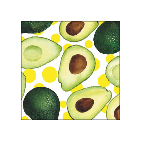 Avocado & Dots • Beverage Napkins