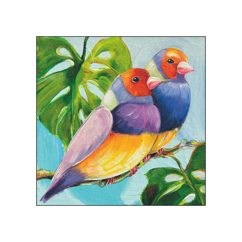 Conversation Tropicale • Beverage Napkins