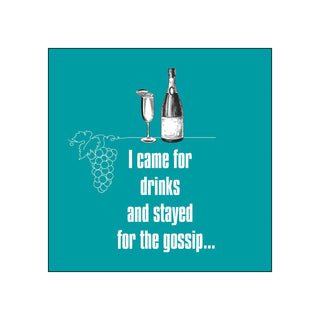 Came for Drinks • Beverage Napkins