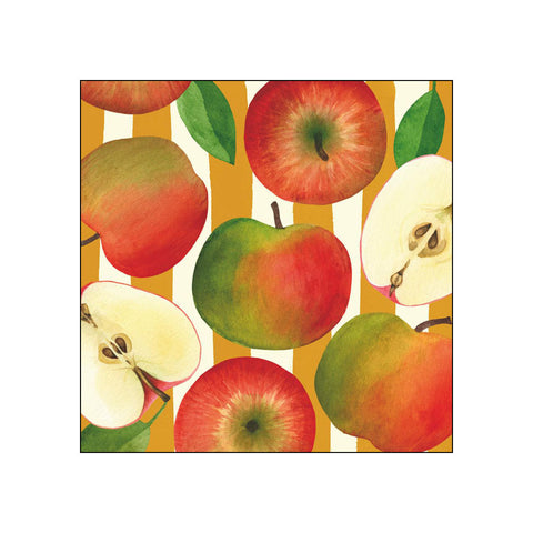 Apples & Stripes • Beverage Napkins