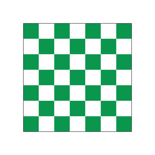 Chessboard, green • Beverage Napkins