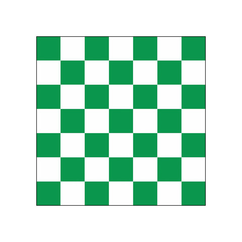 Chessboard, green • Beverage Napkins