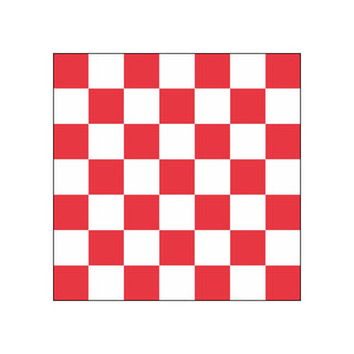 Chessboard, red • Beverage Napkins