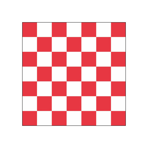 Chessboard, red • Beverage Napkins