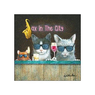 Sax in The City • Beverage Napkins