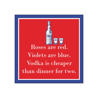 Roses are Red • Beverage Napkins