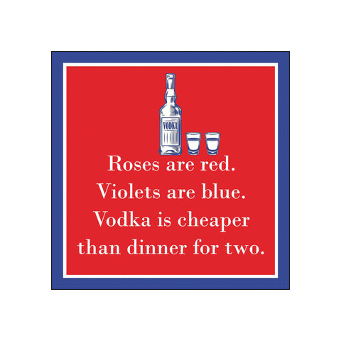 Roses are Red • Beverage Napkins