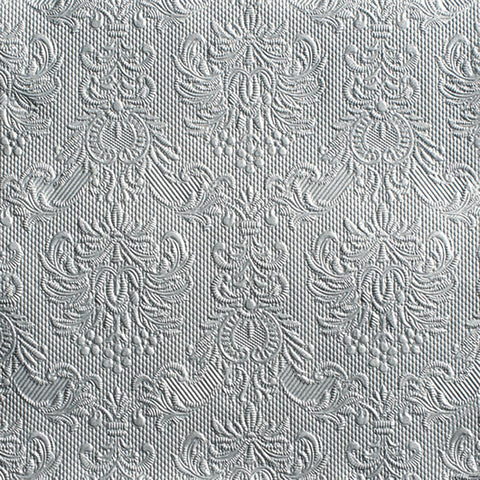 Elegance, silver • Embossed Beverage Napkins