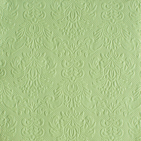Elegance, pale green • Embossed Beverage Napkins