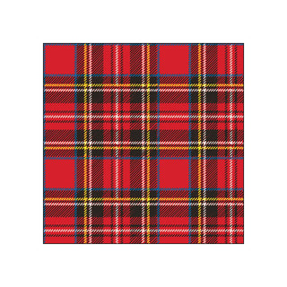 Scottish, red • Beverage Napkins