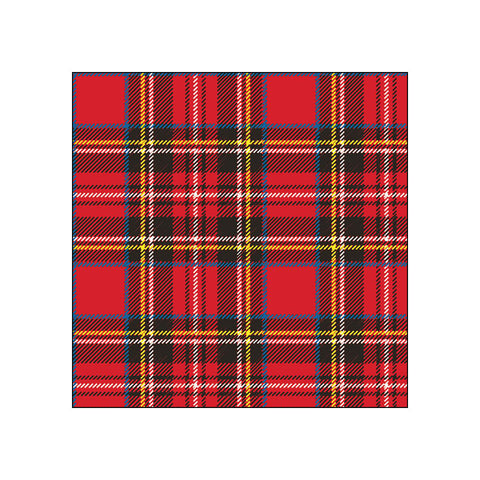 Scottish, red • Beverage Napkins