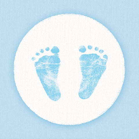 Baby steps, boy • Beverage Napkin