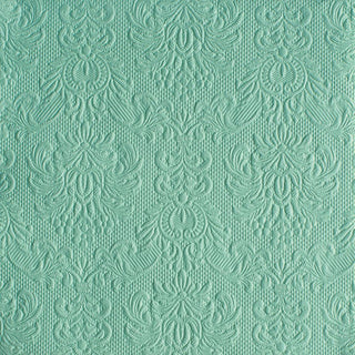 Elegance, pale aqua • Embossed Beverage Napkins