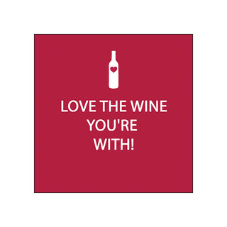 Love the Wine • Beverage Napkin