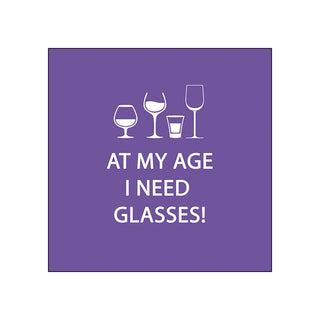 Glasses • • Beverage Napkins
