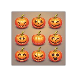 Halloween Pumpkins • Beverage Napkins