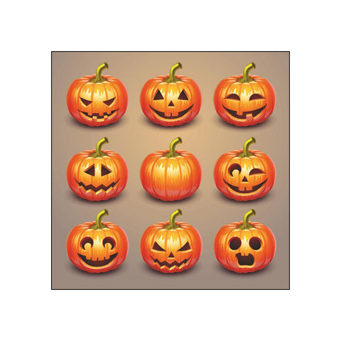 Halloween Pumpkins • Beverage Napkins