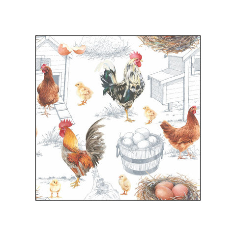 Chicken Farm • Beverage Napkins