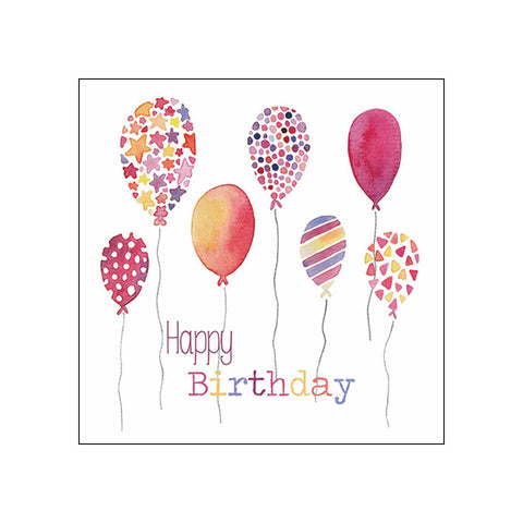 Birthday Balloons • Beverage Napkins
